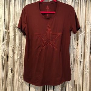 Jeffree Star Burgundy Logo shirt